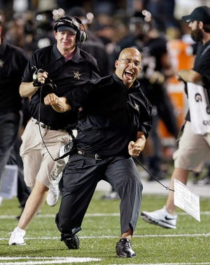 New Penn State coach James Franklin, a native of Pennsylvania, compiled a 24-15 record in three seasons at Vanderbilt.