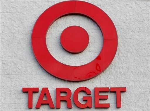 Target retail chain logo on the exterior of a Target store in Watertown, Mass.