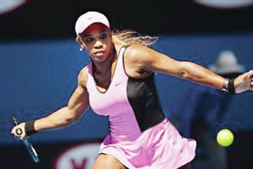 RECORD WIN — Serena Williams recorded her Australian Open-record 61st win Fridy.
