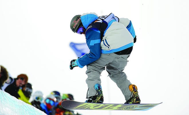 Snowboader Scotty Lago of Seabrook soars during a Winter Dew Tour event in Breckenridge, Colo.