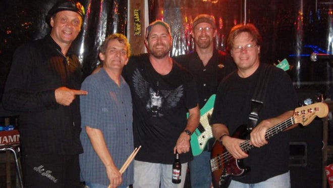 Jupiter-based rock band The Shareholders plays at Tiki Waterfront Sea Grille in Riviera Beach and Blue Lagoon Grill in Lake Park this weekend. The band plays at Ralph’s Stand-Up Bar in Jupiter the last Thursday of every month. (Photo contributed)