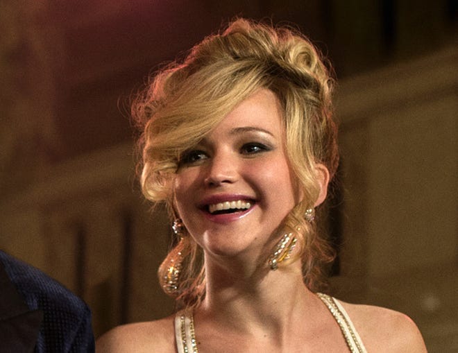 Jennifer Lawrence is in the running for best supporting actress for “American Hustle.”