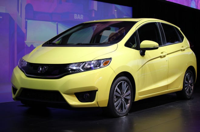 The reworked 2015 Honda Fit.