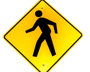 Pedestrian sign