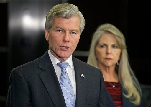 FORMER VIRGINIA GOV. MCDONNELL, WIFE INDICTED: The former GOP rising star is accused of accepting gifts from the owner of a health supplement company, an allegation he denies.