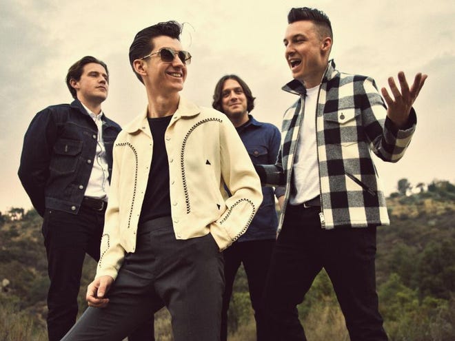 The Arctic Monkeys are, from left, Jamie Cook, Alex Turner, Nick O’Malley and Matt Helders.