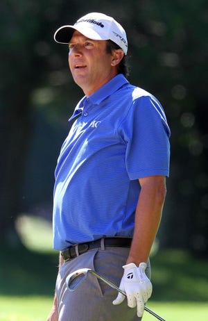 Billy Andrade taking part in the R.I. Open last summer at Alpine Country Club in Cranston. Just turned 50, he's now eligible to compete in the Champions Tour.