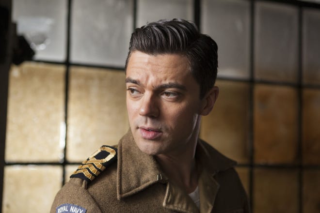 Ian Fleming (Dominic Cooper) in "Fleming: The Man Who Would Be Bond" on BBC America starting January 29.