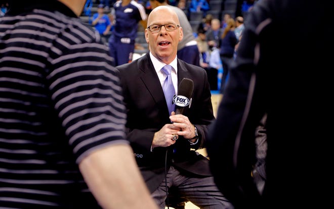 Who will join Thunder play-by-play announcer Brian Davis on TV this upcoming season? Photo by Chris Landsberger, The Oklahoman