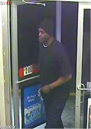 Topeka police on Wednesday night released this surveillance video still image of the man who at around 1:50 a.m. Wednesday robbed the Kwik Shop at 1700 S.W. Topeka Blvd.