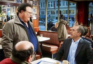 Jason Alexander, Wayne Knight, Jerry Seinfeld | Photo Credits: comedians in cars getting coffee.com
