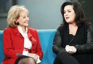 Barbara Walters and Rosie O'Donnell | Photo Credits: Lou Rocco/ABC