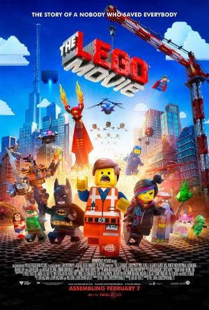 The Lego Movie opens Friday, Feb. 7.