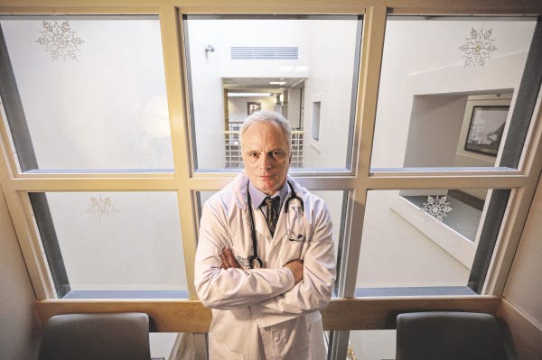 PETER PEREIRA/The Standard-Times
Before coming to Saint Lukes Hospital in New Bedford, Dr. Michael Langworthy’s surgical experience included a nine-month deployment to Afghanistan.