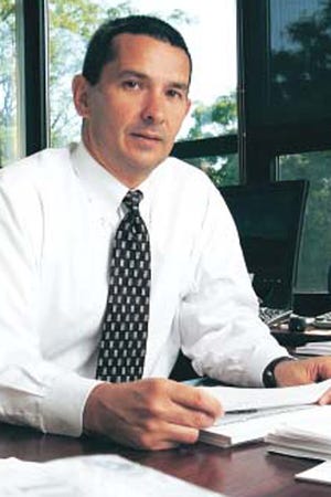 Northeastern Illinois University's vice president of finance and administration, Mark Wilcockson.