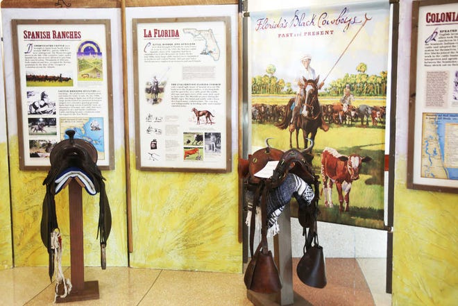 A "Black Cowboys" exhibit is on view this month at the St. Johns County Administration Building. Also on display, old photographs of Hastings farmsfrom the early 1900s to the present day.