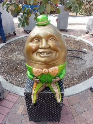 Jean Tanner/For Bluffton Today This jolly humpty-dumpty's name is "Sunny Side Up."