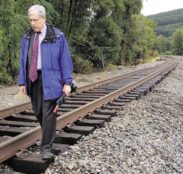 Howard Permut, who retired Jan. 31 after serving as Metro-North Railroad president for nearly six years, is shown in Sloatsburg in 2011. His team helped make Metro-North one of the nation's key commuter railroads