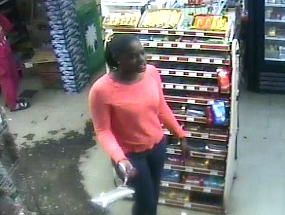 This woman, seen in security video footage, was with Stanley Earl Jones, 31, the night before Jones was fatally shot outside his mother's home on Baltimore Street in November 2013.