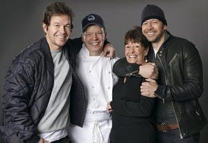 Mark, Paul, Alma and Donnie Wahlberg | Photo Credits: Zach Dilgard/A&E