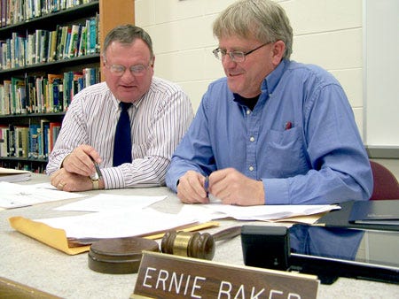 Members of the Colon Community Schools Board of Education have taken a step forward in their search for the next superintendent. Interim superintendent Jay Newman and board of education president Ernie Baker led discussion Monday regarding the matter.