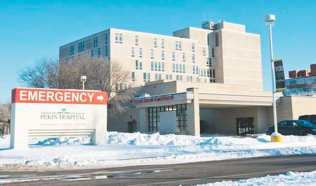 Declining Medicare and private insurance payments and a growing number of uninsured people has prompted Pekin Hospital to lay off nine employees and cut the hours of 22 others, Pekin Hospital CEO Gary Jepson said Monday. Hourly employees who dropped below the required 30 hours a week lost their health insurance benefits.