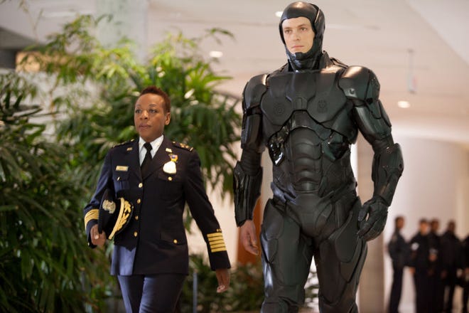 Marianne Jean-Baptiste and Joel Kinnaman star in "RoboCop."