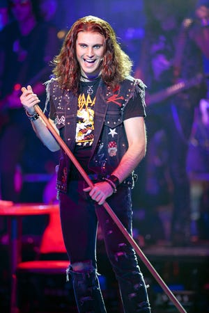 Dominique Scott stars as Drew in the touring production of "Rock of Ages."
