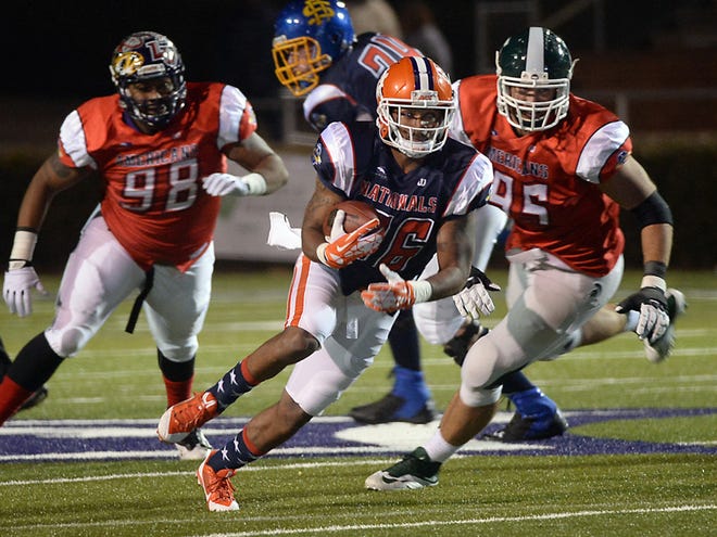 Clemson’s Roderick McDowell rushed for 53 yards on seven carries in Friday night’s College All Star Bowl at Furman University in Greenville.