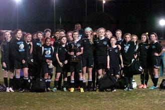 The Destin Marlin girl’s soccer team placed second in the Okaloosa County Middle School Girls Soccer Tournament. The team was coached by Demetrius Stevens. Members of the team are Abigail Ortega, Carsey Phillips, Chaney Fisher, Chole Hill, Delaney Cookman, Elaina Davies (captain), Erin Eubanks, Georgia Bright, Jazzlyn Sanders, Jordan Malave, Katie Joyce, Katie Mignacca (captain), Kaylin Divens, Kylee Divens (captain), Kylee Tim, Lauren Adams, Maddie Phillips (captain), Makenzi Castaneda, Mikayla Hewitt, Miriam Michua, Nickie Cobble (captain), Rachel McMullen, Reilly Langley and Rhys Quintin.