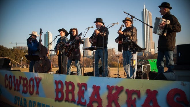 Rodeo Austin kicks off another year with the Cowboy Breakfast, featuring live music by Lohman’s Crossing.