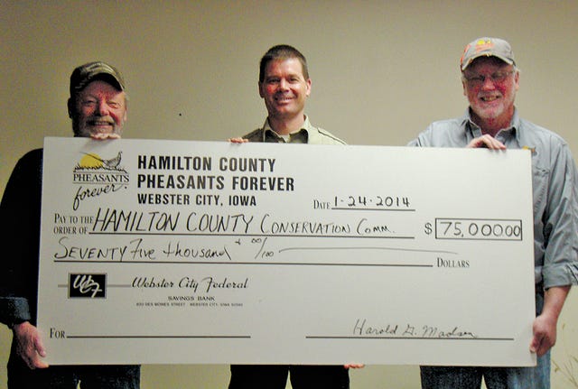 Hamilton County Pheasants Forever donates $75,000