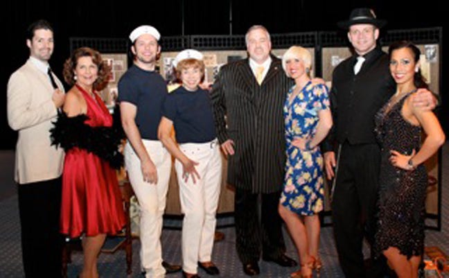 Dancers at “A Night in the 40’s” were (from left) Fred Astaire, Chris Schultz and community dancer, Lynn Yort, Waste Management; Fred Astaire, Chris Eckert and community dancer, Jean Dutton, Emerald Ladies Journal; Fred Astaire, Katie Guillen and community dancer, Paul Schreiner, Carrabba’s; and Fred Astaire, Kimalee Piedad, and community dancer, Louis Erickson, Bit-Wizards.