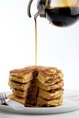 Scratch Pancakes get a boost from homemade syrups.
