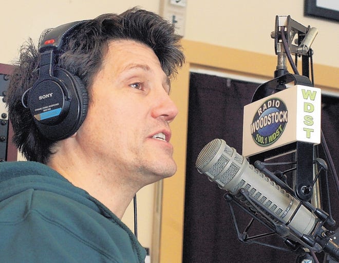 Jimmy Buff doing his mid-day radio show in January 2013. "Kingston NOW," hosted by Buff, was canceled.
