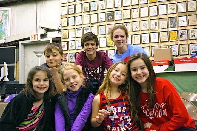 Those who will play the Van Trapp children in the Stagecrafter’s production are (back, from left) Joshua Riley (Kurt), Ryan Gillespie (Friedrick), Katie Dineen (Liesl), (front) Catherine Coble (Brigitta), Elizabeth Lawson (Marta), Caily Mitchell (Gretl) and Ellen Brown (Louisa).