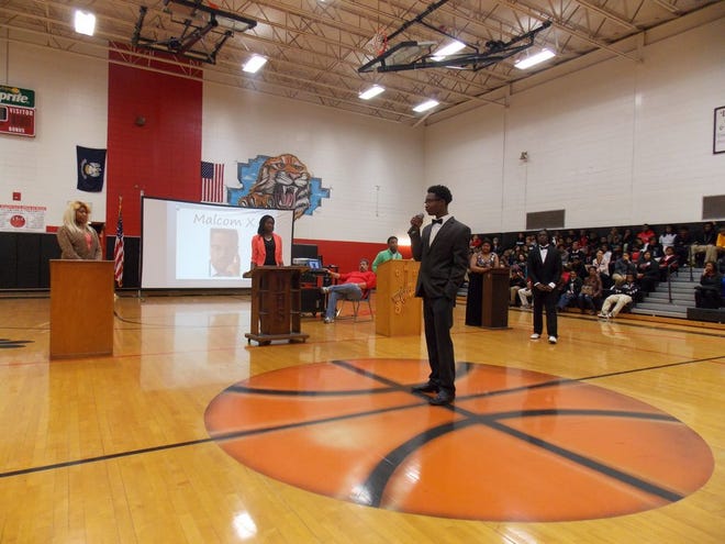 DHS students played a game called, “You gon’ learn today,” at its Black History Program on Friday to remember African American greats.