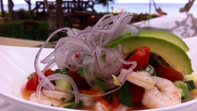 The Four Seasons Resort’s ceviche