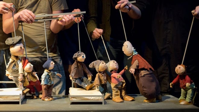 It’s the last week for Trouble Puppet Theater’s production of “The Crapstall Street Boys.”