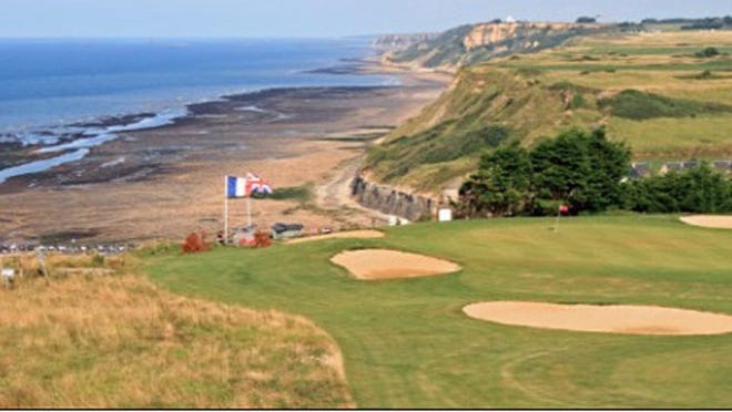 Golfers will have the opportunity to play at the Omaha Beach Golf Club, which overlooks the Normandy beaches.