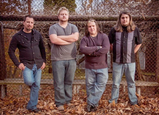 The local rock group the Drew Adams Project is poised to release its first full length album, ‘How You Feel.’ Members are, from left: Pat Henson, drums; Adam Brosious, bass guitar; Drew Adams, vocals and guitar; and Josh Sanders, lead guitar.