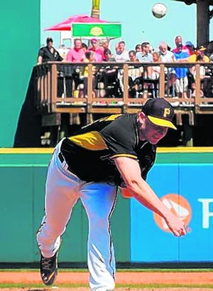 Mark Melancon had his first rough outing of the spring Friday, giving up 
three hits and a run in one inning.STAFF PHOTO / TOM BALOG