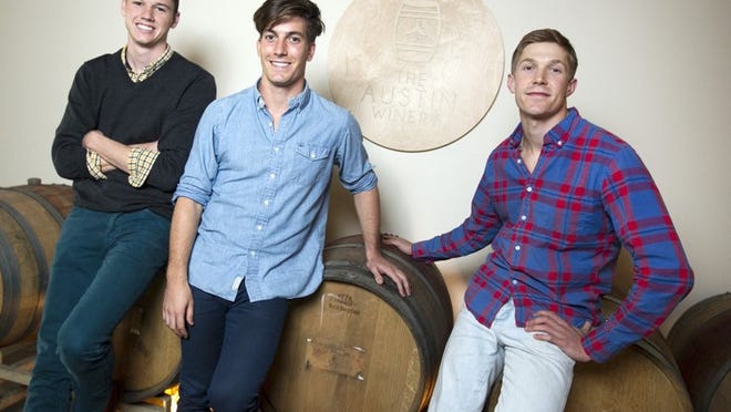 The Austin Winery CEO Matt Smith, owner Ross McLauchlan and VP Winemaker Cooper Anderson hope locally crafted wine gets the same reception that craft beer and cocktails do.