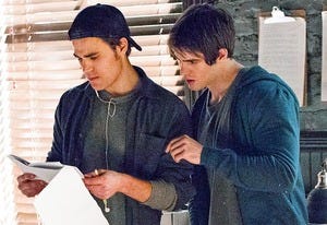 Paul Wesley and Steven R. McQueen | Photo Credits: Bob Mahoney/The CW