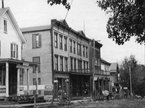 A circa 1900 view of Main Street in Andover Borough as seen in a postcard.
