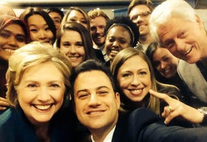 Jimmy Kimmel, The Clintons | Photo Credits: Jimmy Kimmel