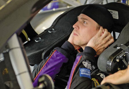 NASCAR Sprint Cup driver Denny Hamlin will look for redemption at Fontana today after a fateful wreck at the track last season.