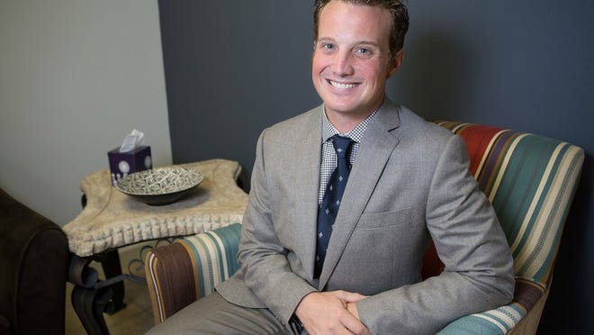 David Paul, Executive Director of South Florida Home Care, poses for a portrait at his office in Juno Beach on Friday, March 14, 2014. At the age of 29, Paul is already operating a successful home health care business for seniors. (Madeline Gray / The Palm Beach Post)