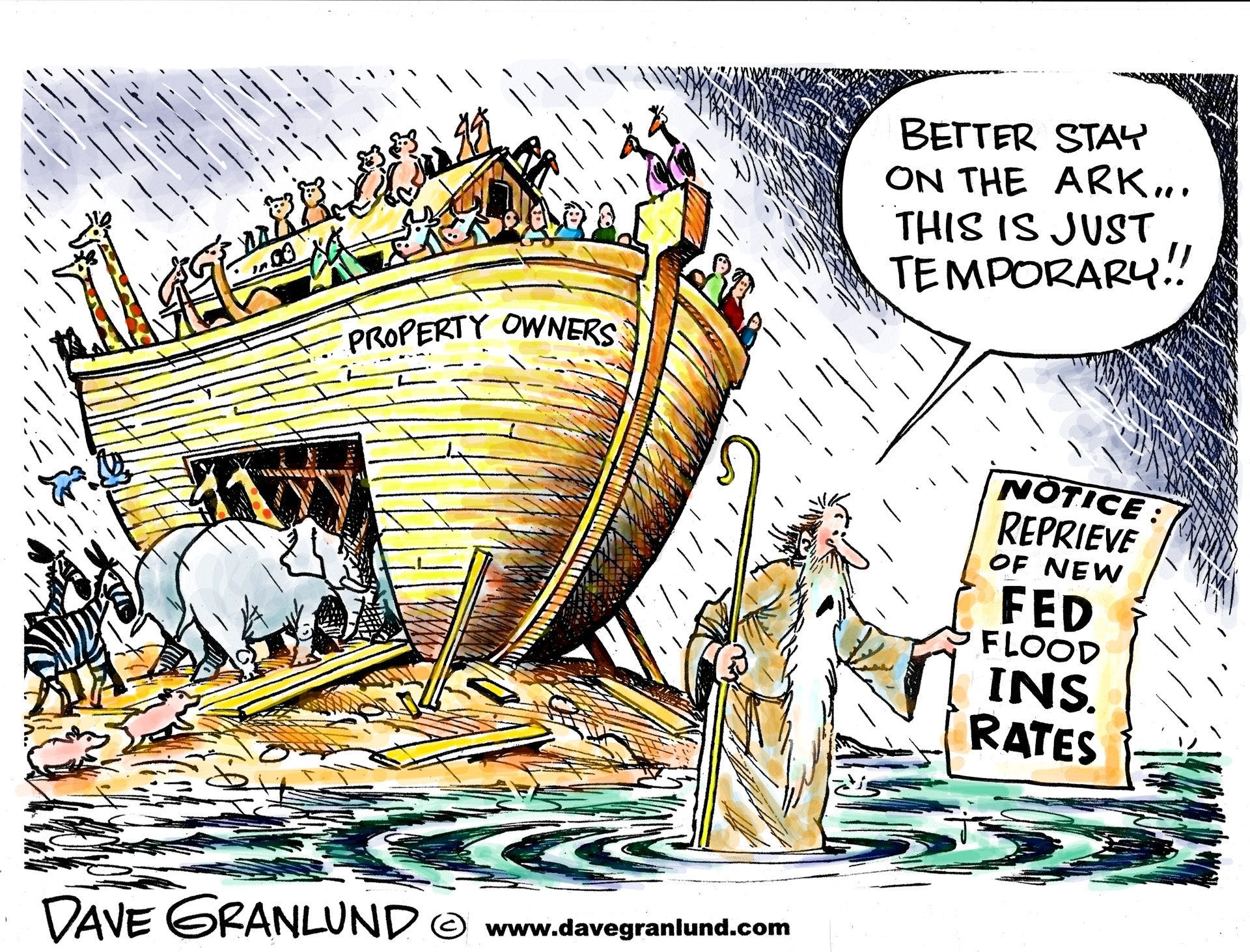 Granlund cartoon: Flood insurance rates