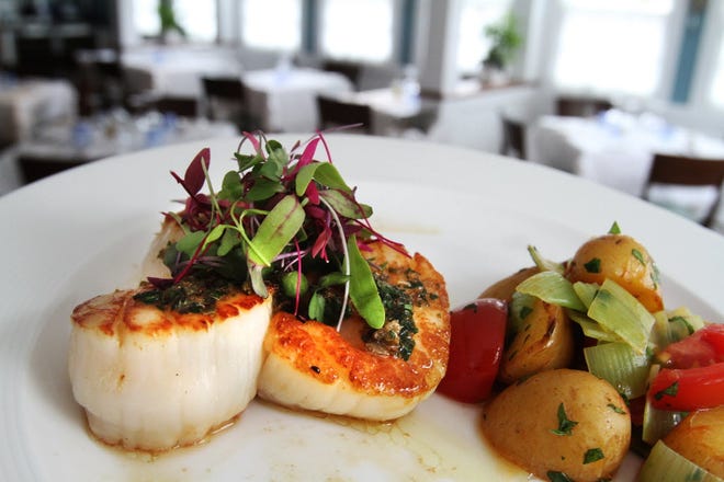 Dishes such as the Point Judith Scallops with tomato leek fingerling potatoes and classic Grenobloise Sauce, has earned Jamestown Fish chef Matthew MacCartney a nomination for People's Best New Chef from Food & Wine.